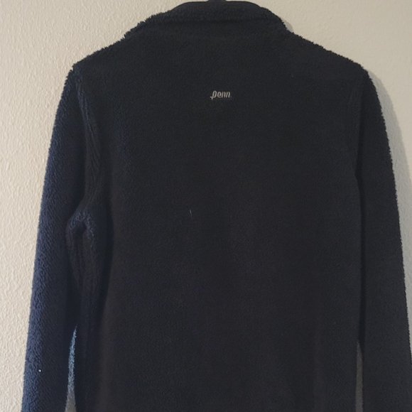 PENN WOMENS BLACK ZIPPER TENNIS JACKET - Picture 4 of 6